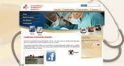 Desktop Screenshot of lauderdalehospital.com